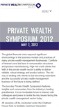 Mobile Screenshot of privatewealth2012.floktu.com